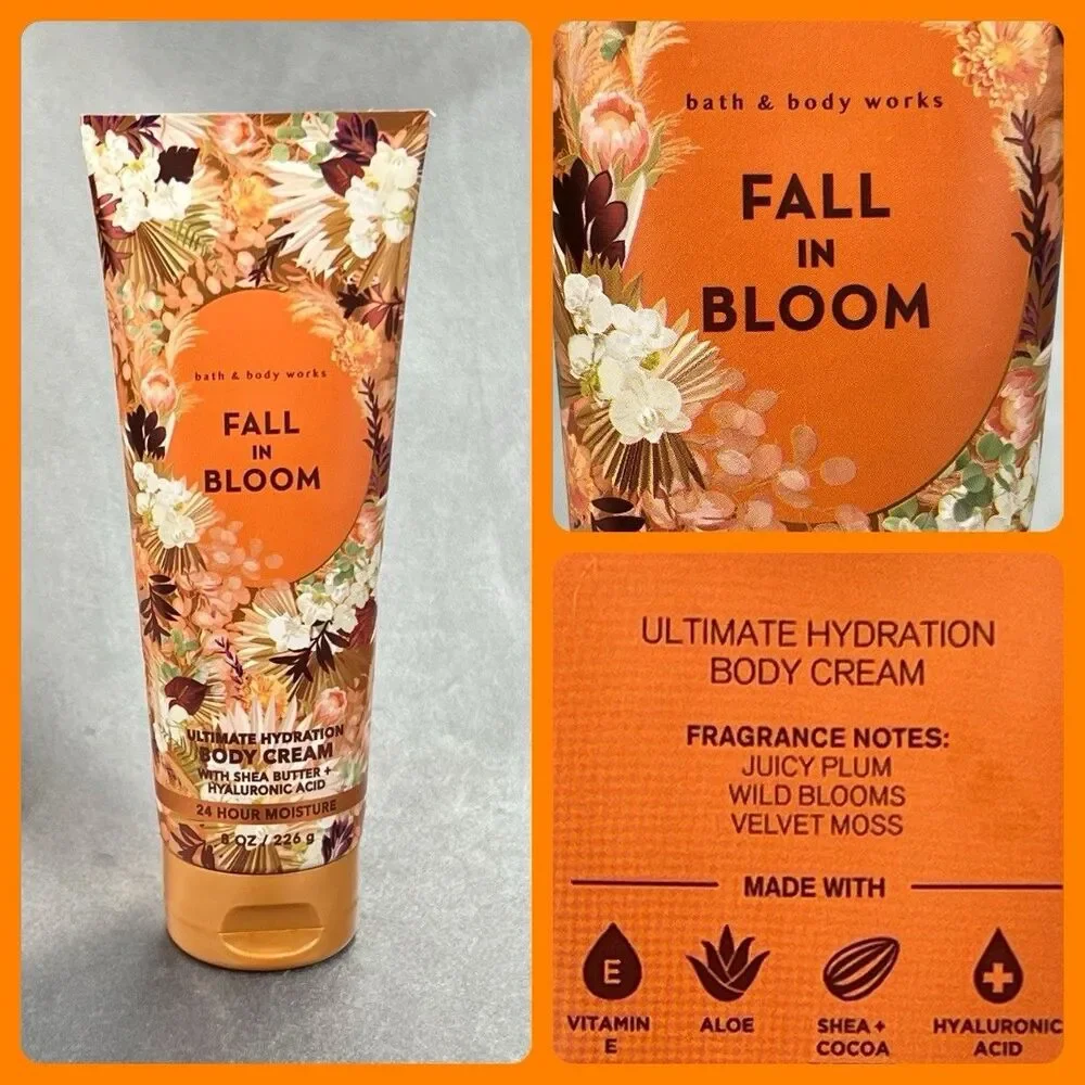 Bath & Body Works - Fall in Bloom - Ultimate Hydration 8oz Body Cream Hyaluronic